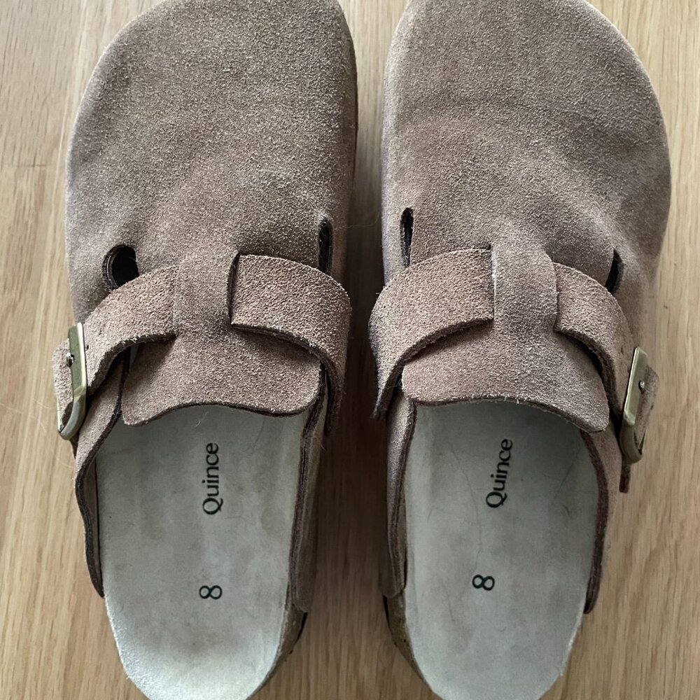 Quince Suede Clog Mule